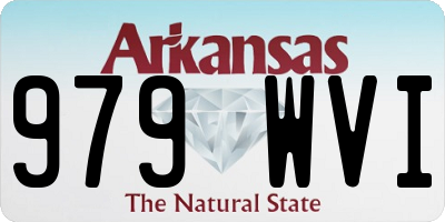 AR license plate 979WVI