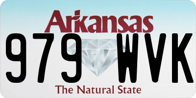 AR license plate 979WVK