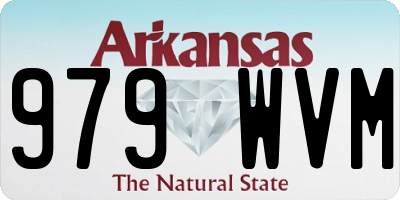 AR license plate 979WVM