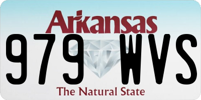 AR license plate 979WVS