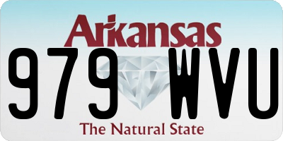 AR license plate 979WVU