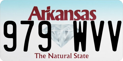 AR license plate 979WVV