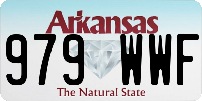 AR license plate 979WWF