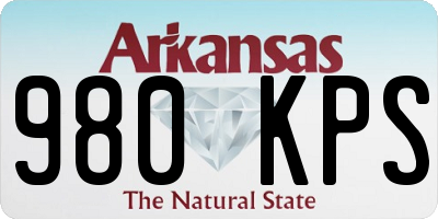 AR license plate 980KPS