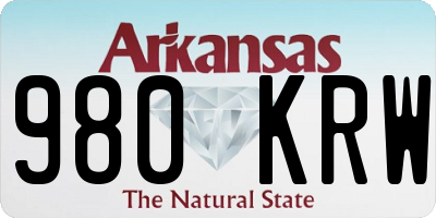 AR license plate 980KRW