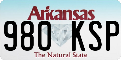 AR license plate 980KSP