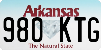 AR license plate 980KTG