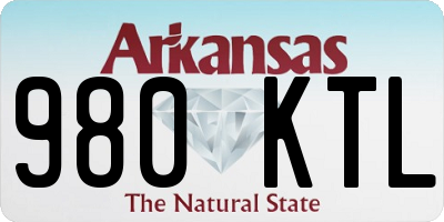 AR license plate 980KTL