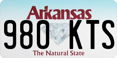 AR license plate 980KTS