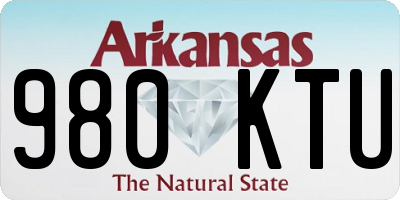 AR license plate 980KTU