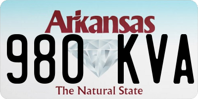 AR license plate 980KVA