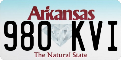 AR license plate 980KVI
