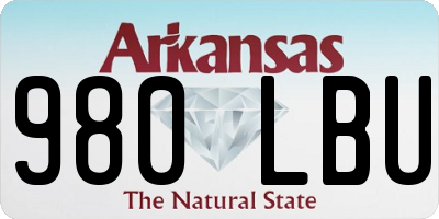 AR license plate 980LBU