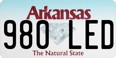 AR license plate 980LED