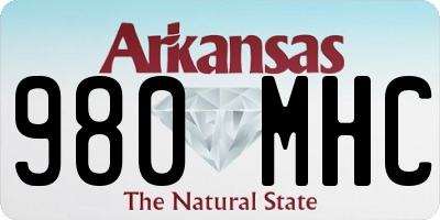 AR license plate 980MHC