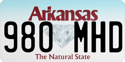 AR license plate 980MHD