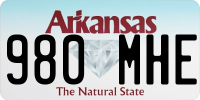 AR license plate 980MHE