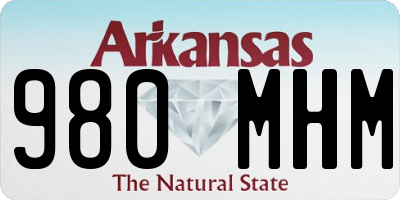 AR license plate 980MHM