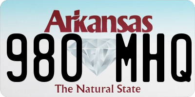 AR license plate 980MHQ
