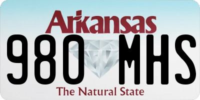 AR license plate 980MHS