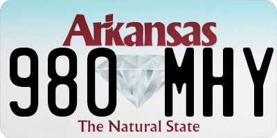 AR license plate 980MHY