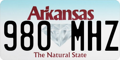 AR license plate 980MHZ