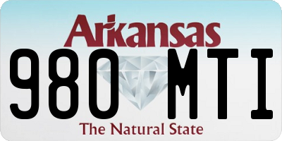 AR license plate 980MTI