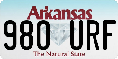 AR license plate 980URF