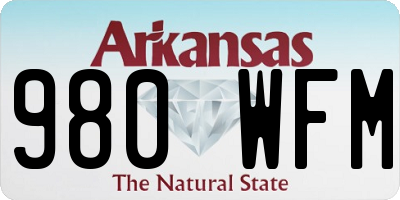 AR license plate 980WFM