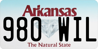 AR license plate 980WIL