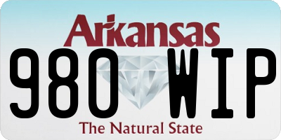 AR license plate 980WIP