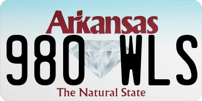 AR license plate 980WLS