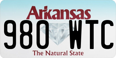 AR license plate 980WTC