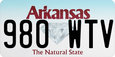 AR license plate 980WTV