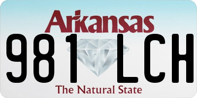 AR license plate 981LCH