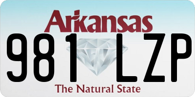 AR license plate 981LZP