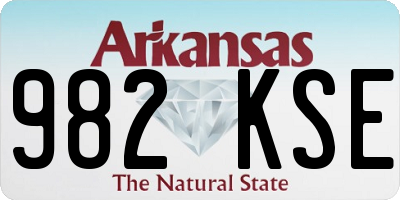 AR license plate 982KSE