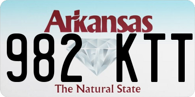 AR license plate 982KTT