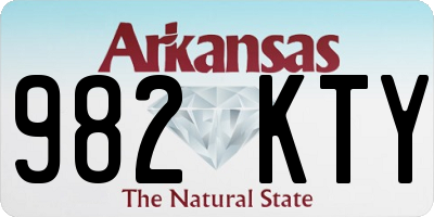AR license plate 982KTY