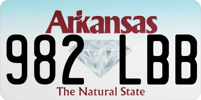 AR license plate 982LBB