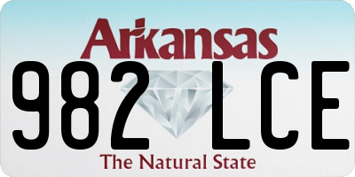 AR license plate 982LCE