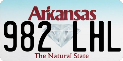 AR license plate 982LHL