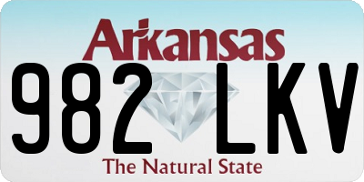 AR license plate 982LKV