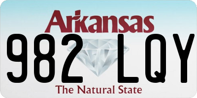 AR license plate 982LQY