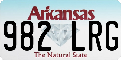 AR license plate 982LRG
