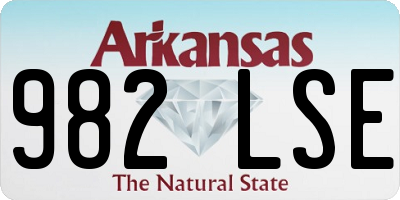 AR license plate 982LSE