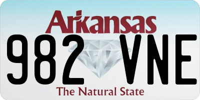 AR license plate 982VNE