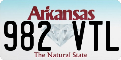 AR license plate 982VTL