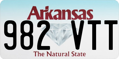 AR license plate 982VTT