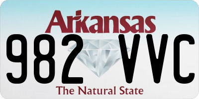 AR license plate 982VVC